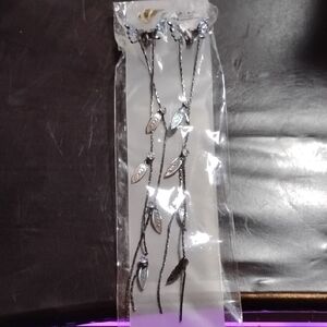 Silver Leaf Drop Hair Decoration Small Butterfly Clips Women Hair Styling